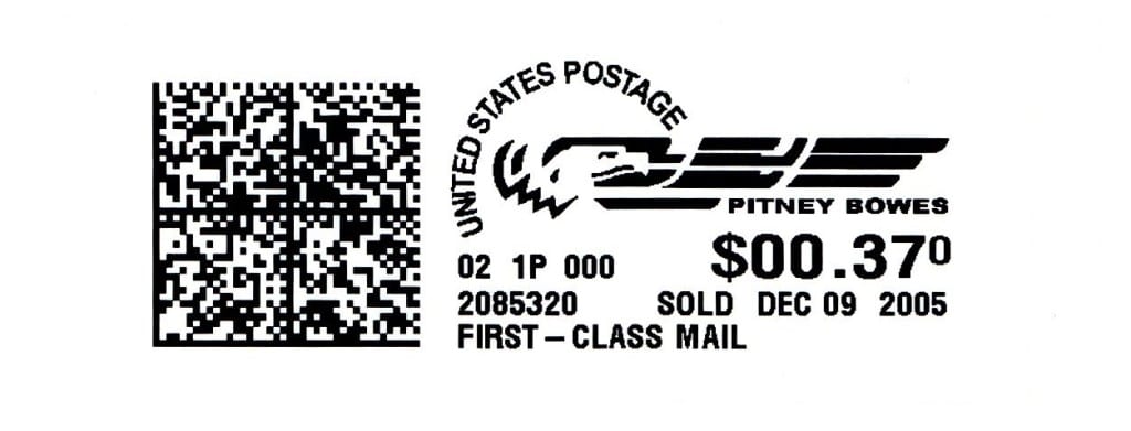 Postage Meter Stamp