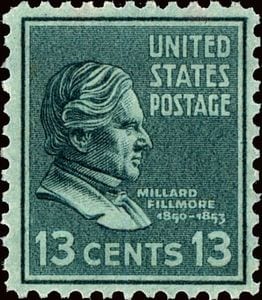 US Postage Stamp from 1800s