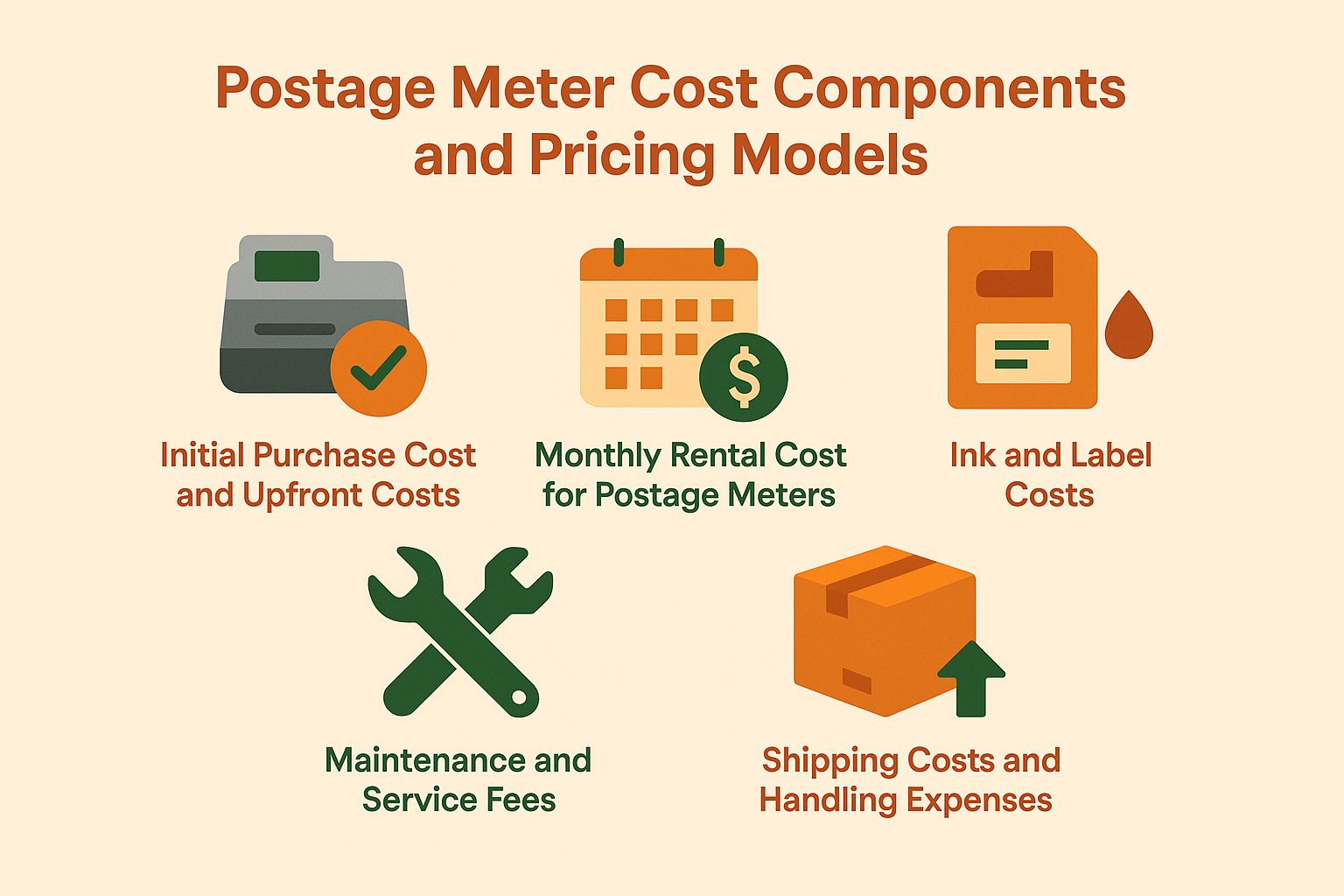 Postage Meter Cost Components and Pricing Models