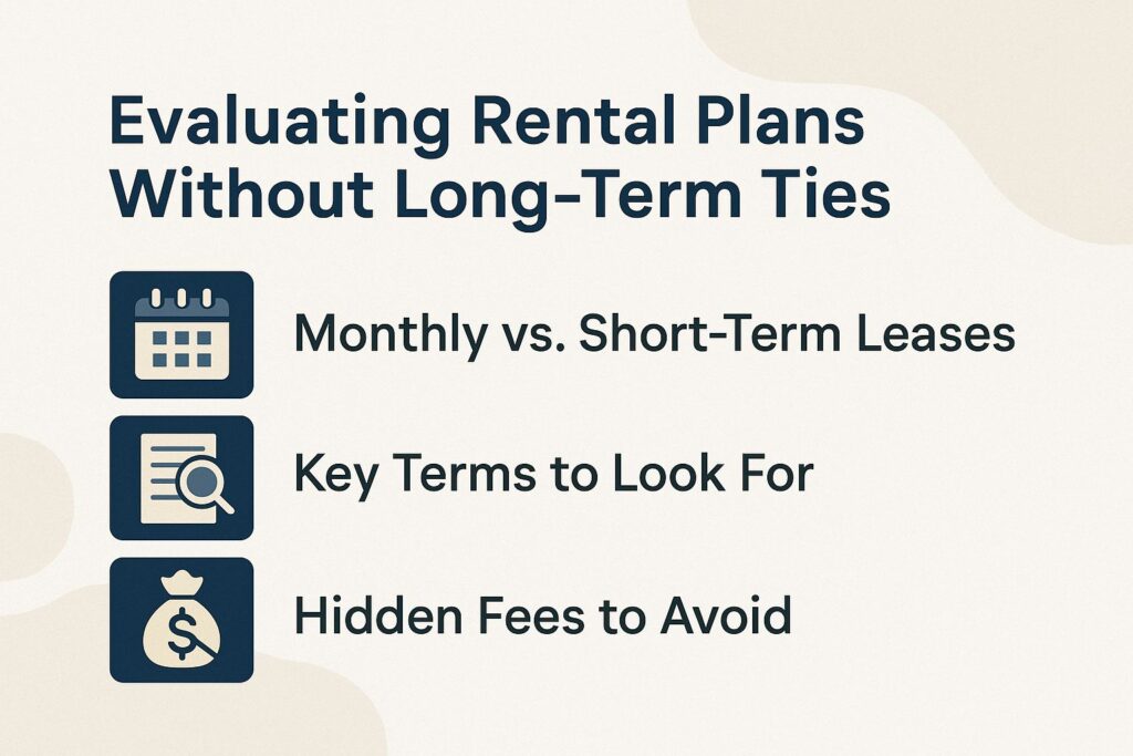 Evaluating Rental Plans Without Long-Term Ties Evaluating Rental Plans Without Long-Term Ties